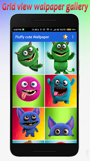 Fluffy cute wallpaper😃 Screenshot 1