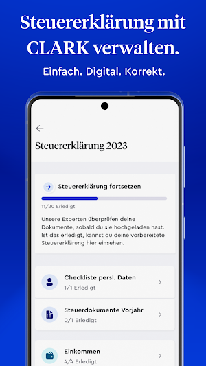 CLARK – deine Steuer-App Screenshot 2