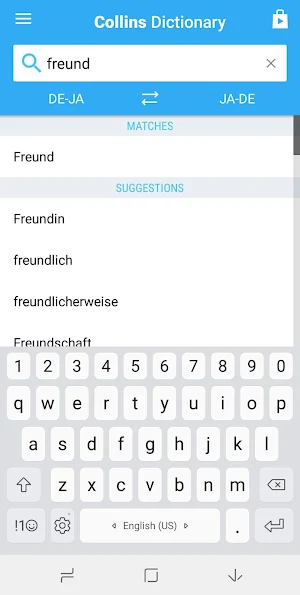 Japanese-German Dictionary Screenshot 0