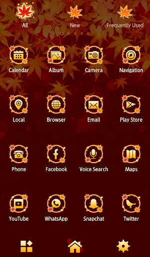 Stunning Autumn Leaves Theme Screenshot 2