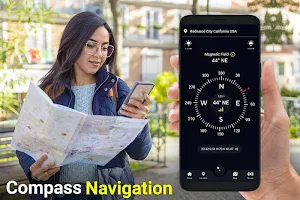 Free Compass for Android - GPS Compass Direction Screenshot 0