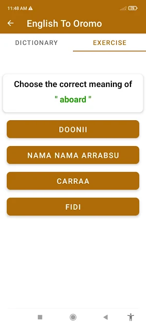 English To Oromo Dictionary Screenshot 2