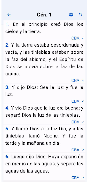 Biblia + CBA Screenshot 2