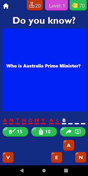 Oceania Countries Leaders Game Screenshot 0