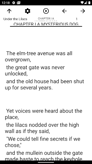 Book, Under the Lilacs Screenshot 1