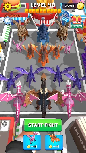 Dragon Dinosaur Upgrade Battle Screenshot 3