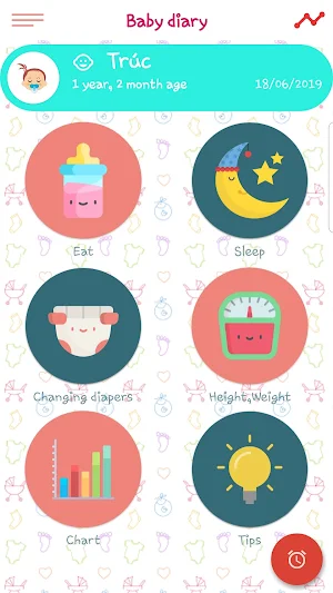 Baby Diary - Feeding, Sleep and Healthy tracker Screenshot 1