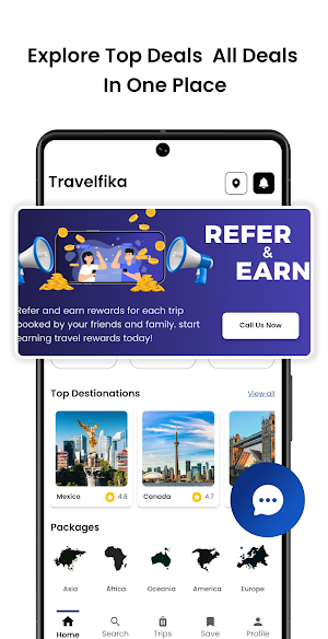 Travelfika: Hotels, Flights Screenshot 0