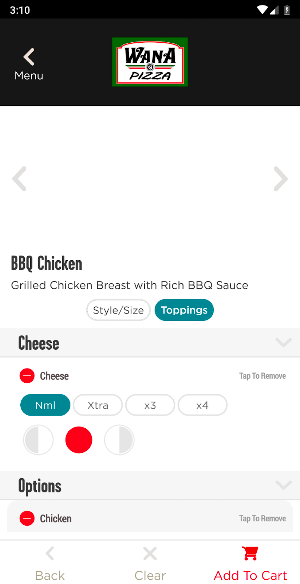 Wana Pizza Screenshot 3