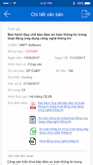 VNPT iOffice 4.0 - Cao Bằng Screenshot 3