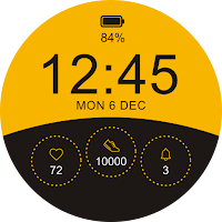 Amber Crest Watch Face
