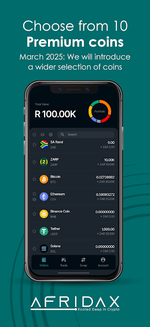 AFRIDAX: Buy Bitcoin & Crypto Screenshot 1