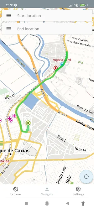 Rio de Janeiro Brazil Offline Map Screenshot 1