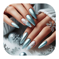 Abstract Swirls Nail Design