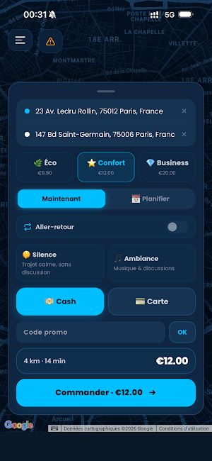 BLACKBIRD VTC - CHAUFFEUR Screenshot 0