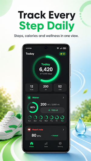 StepWell: Steps & Pedometer Screenshot 1