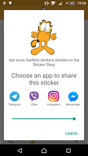 Garfield StickerTap Screenshot 1
