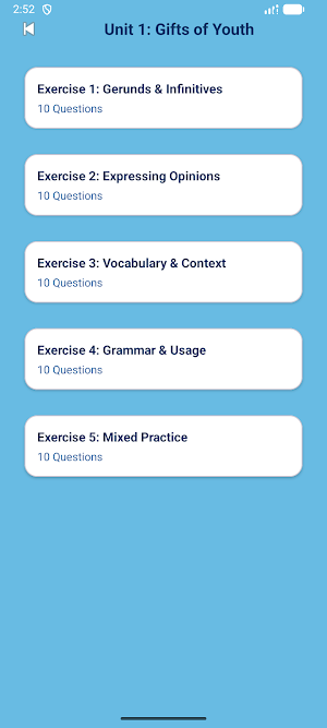 BAC English Prep 26 Exercises Screenshot 3
