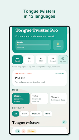 Tongue Twister Pro Screenshot 0