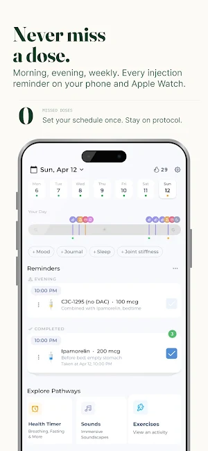 Pepture: Peptide Tracker Screenshot 1