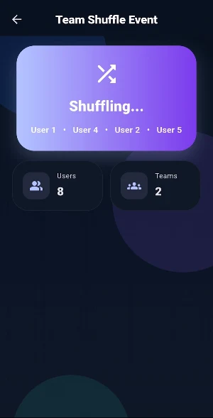 Random Team Generator Screenshot 2