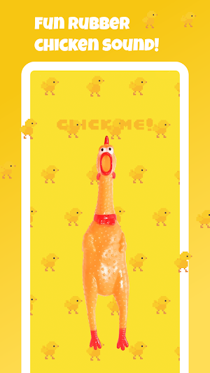 Chicken Toy: Squeaky Rubber Chicken ! Screenshot 0