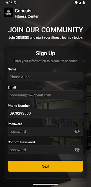 Genesis Fitness Screenshot 0