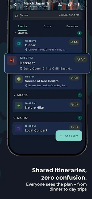 Atlas - Travel Organizer Screenshot 2
