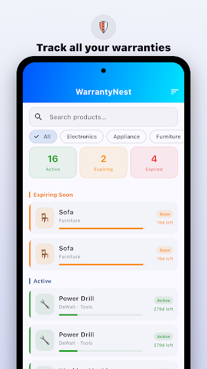WarrantyNest Screenshot 0