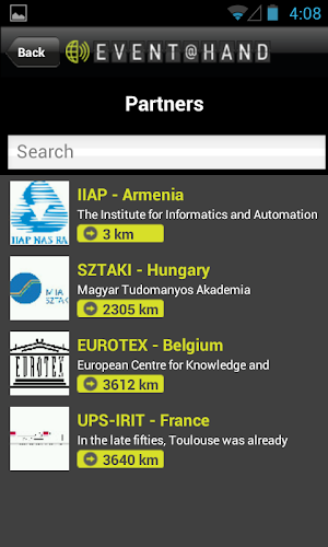 INARMERA-ICT EVENT@HAND Screenshot 3