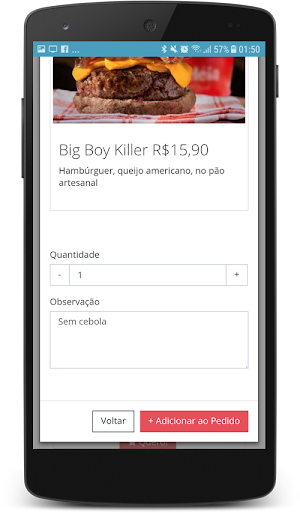 Delivery pelo WhatsApp Screenshot 1