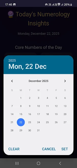 Todays Lucky Number Numerology Screenshot 1