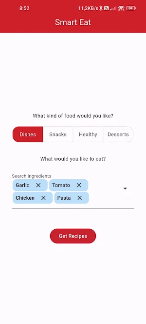 SmartEat : AI Pocket Chef Screenshot 2