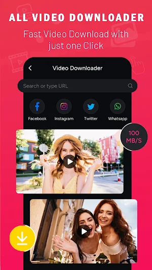 Vidmy Video Downloader, Player Screenshot 2