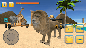Armed Lion Simulator 3D Screenshot 0