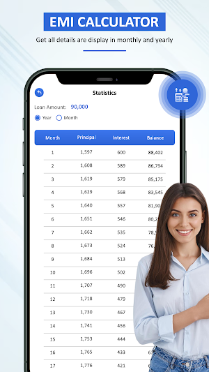 LoanTool - EMI Loan Calculator Screenshot 2