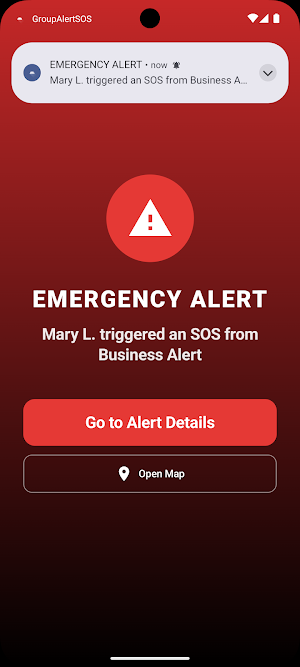 Group Alert SOS Screenshot 0