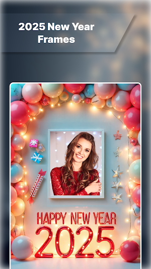 New Year 2025 Photo Frame Screenshot 3