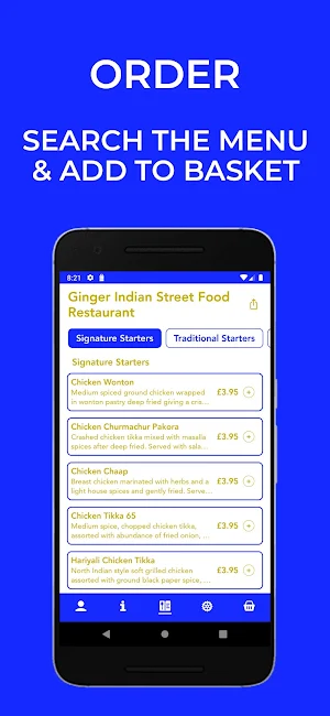 Ginger Indian Street Food Restaurant Screenshot 1