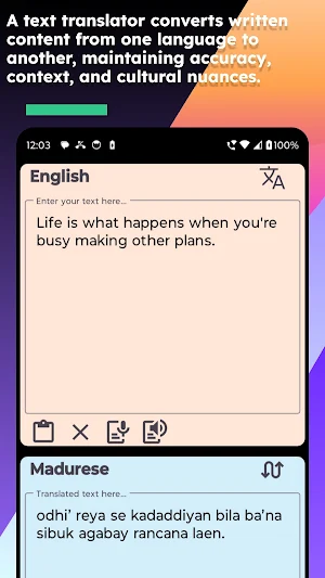 English Madurese Translate Screenshot 2