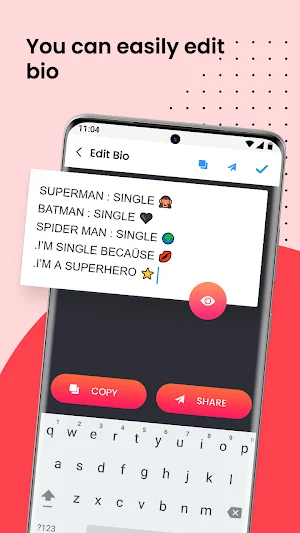 Stylish Bio Quotes with Emojis: Killer & Royal Screenshot 2