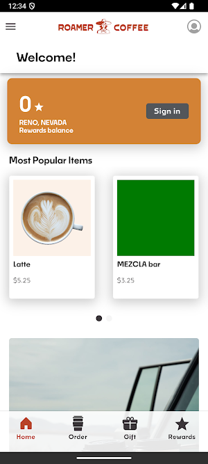 Roamer Coffee Screenshot 0