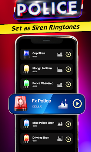 Police Ringtones Sound Effects Screenshot 2
