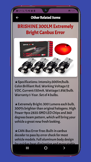 w5w bulb guide Screenshot 0
