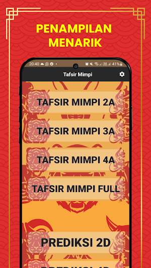 Tafsir Mimpi –Angka Lengkap 4A Screenshot 0
