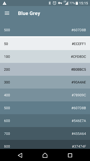 Material Design Color Screenshot 0
