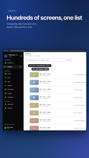 Brix Digital Signage Screenshot 1