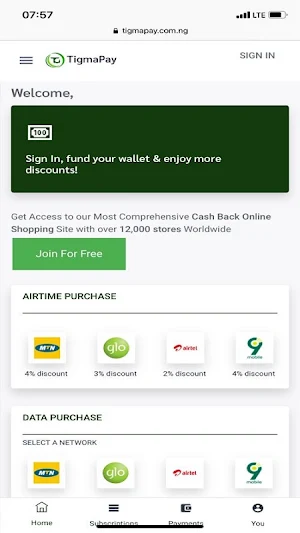 TigmaPay Screenshot 2