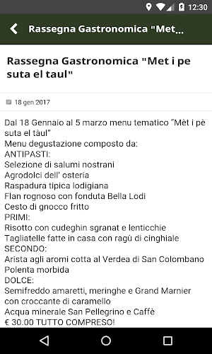 Antica Osteria Del Cerreto Screenshot 2