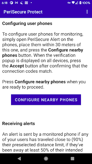 PeriSecure Protect screenshot 2